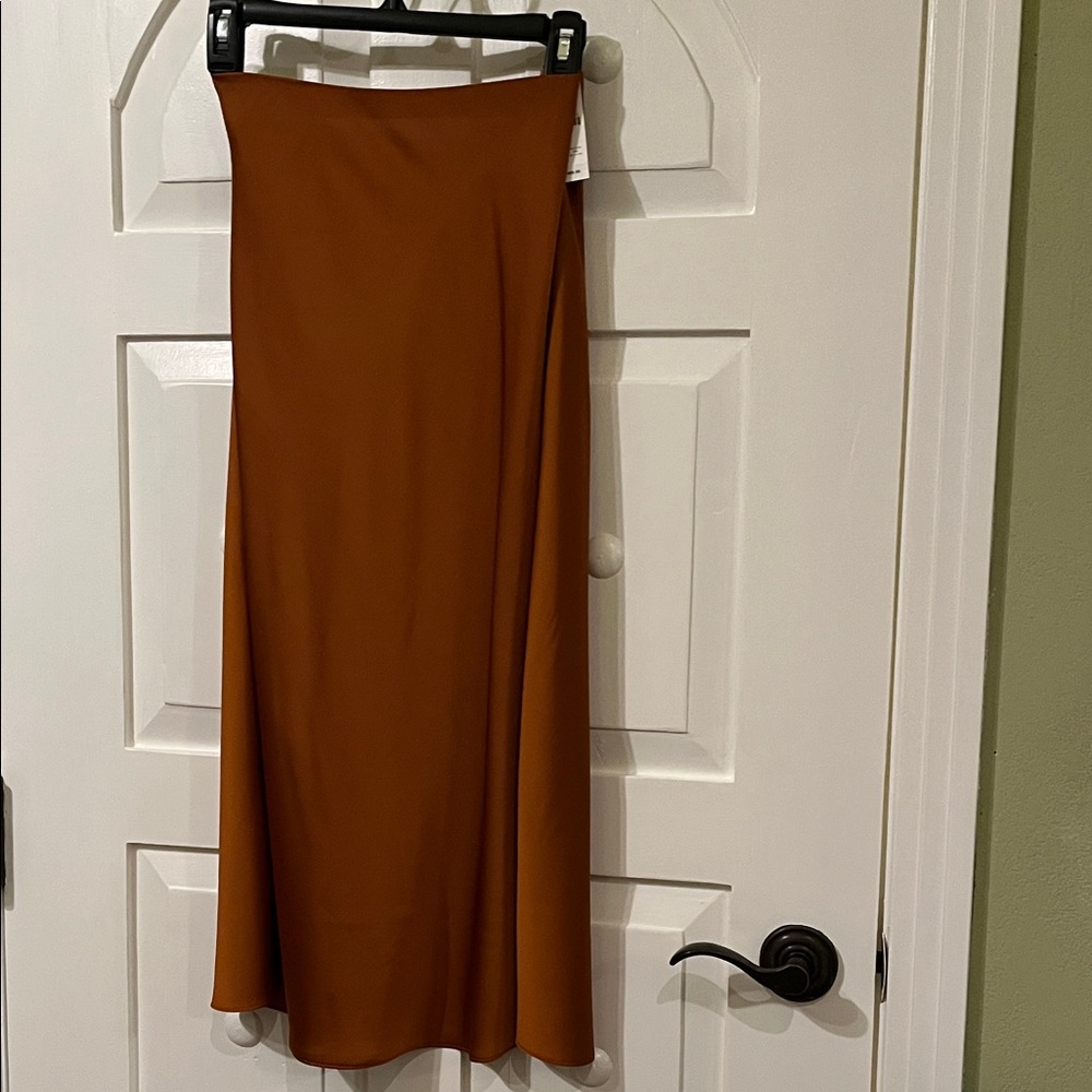 J. Crew Rust Maxi Skirt